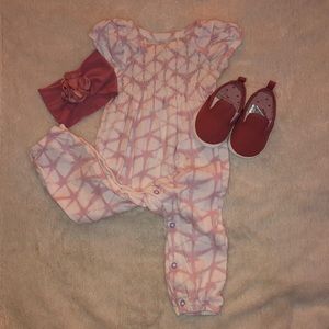 Burt’s Bees Baby tie dye romper